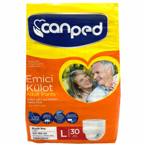 Canped Emici Külot Large 30'lu Paket